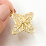 Load image into Gallery viewer, DP734. Diamond Sterling Silver Star Pendant