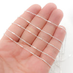 Load image into Gallery viewer, Sterling Silver Satellite Tube Chain