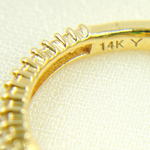 Load image into Gallery viewer, 14K Solid Gold Diamond & Emerald Double Line Heart Ring.
