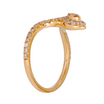 Load image into Gallery viewer, Buy 14K Solid Gold Diamond Snake Ring