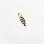 Load image into Gallery viewer, Diamond & Sterling Silver Wing Charm
