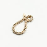 Load image into Gallery viewer, DC695. Diamond Sterling Silver "S" Hook Clasp