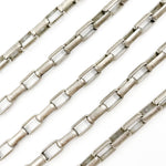 Load image into Gallery viewer, Oxidized Sterling Silver Smooth Box Chain