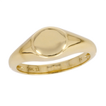 Load image into Gallery viewer, 14K Solid Yellow Gold Circle Ring