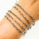 Load image into Gallery viewer, Silver Diamond Cut Box Link Chains