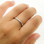 Load image into Gallery viewer, 14K Solid Gold Diamond Baguette Ring.