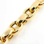 Load image into Gallery viewer, 14K Solid Gold Hollow Cable Link Chain