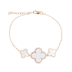 Load image into Gallery viewer, BFE60919PL. 14K Solid Gold Diamond and Gemstone Bracelet