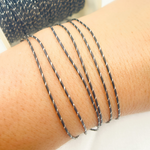 Load image into Gallery viewer, Z30SB. Black Rhodium Sterling Silver Beading Chain