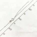Load image into Gallery viewer, NT401847. 14K Solid Gold Diamond Dangle Necklace