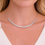 Load image into Gallery viewer, NT404179. 14K Solid Gold Diamond Necklace
