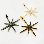 Load image into Gallery viewer, Diamond Sterling Silver Star Pendant