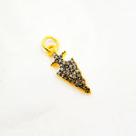 Load image into Gallery viewer, DC349. Diamond Silver Arrow Head Charm