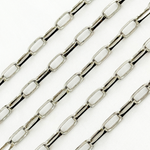 Load image into Gallery viewer, Oxidized 925 Sterling Silver Diamond Cut Paperclip Chain