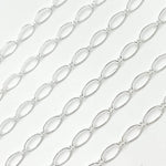 Load image into Gallery viewer, Sterling Silver Oval & Round Link Chain