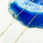 Load image into Gallery viewer, 14k Solid Gold Tube Satellite Two Tone Chain