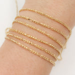 Load image into Gallery viewer, Solid Gold Round Figaro Link Chain
