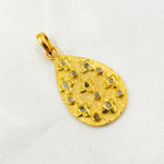 Load image into Gallery viewer, Buy Sterling Silver Drop Flower Pendant