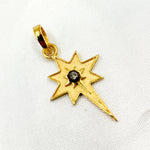 Load image into Gallery viewer, DP779. Diamond Sterling Silver Star Pendant