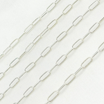 Load image into Gallery viewer, 2505LSS. Sterling Silver Hammered Paperclip Link Chain