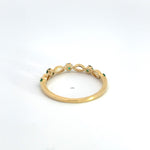 Load image into Gallery viewer, 14K Solid Gold Emerald Ring.