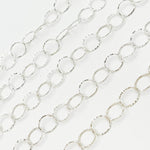 Load image into Gallery viewer, Hammered Round Link Chain