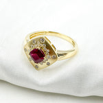 Load image into Gallery viewer, 14K Solid Gold Diamond and Gemstone Ring.