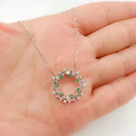 Load image into Gallery viewer, NT402348. 14K Solid Gold Diamond and Gemstone Necklace