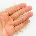 Load image into Gallery viewer, 700FGF. 14k Gold Filled Flat Oval Link Chain.