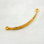 Load image into Gallery viewer, DC071. Diamond Sterling Silver Bar Pendant