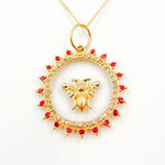 Load image into Gallery viewer, Shop Now 14K Gold Fly Round Pendant