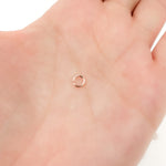 Load image into Gallery viewer, Open Rose Gold Plated Jump Ring