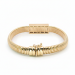 Load image into Gallery viewer, CB97170EM8X6. 14k Solid Gold Diamond, Emerald, and Mother of Pearl Fancy Bracelet