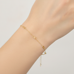 Load image into Gallery viewer, BRSET399. 14k Solid Yellow Gold Infinity Link Bracelet