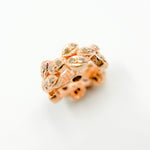 Load image into Gallery viewer, DC740. Diamond Sterling Silver Spacer Bead