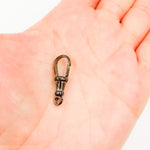 Load image into Gallery viewer, Buy Black Rhodium Sterling Silver Swivel Clasp