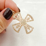 Load image into Gallery viewer, DP110. Diamond Sterling Silver Cross Pendant