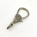 Load image into Gallery viewer, Shop Now Sterling Silver Pear Shape Trigger Clasp