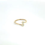 Load image into Gallery viewer, 14k Solid Yellow Gold Diamond Ring.