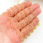 Load image into Gallery viewer, 679FLGF. 14K Gold Filled Hammered Round Link Chain