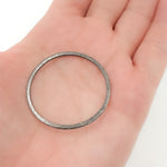 Load image into Gallery viewer, BS7BR. 35MM Black Rhodium Sterling Silver Ring Connector