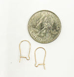 Load image into Gallery viewer, 14K Gold Filled Kidney Ear Wire. 4006440
