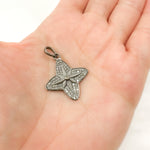 Load image into Gallery viewer, DP734. Diamond Sterling Silver Star Pendant