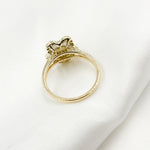 Load image into Gallery viewer, Solid Gold Diamond Flower Ring