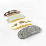 Load image into Gallery viewer, Shop NOw Sterling Silver Oval Enamel Connector