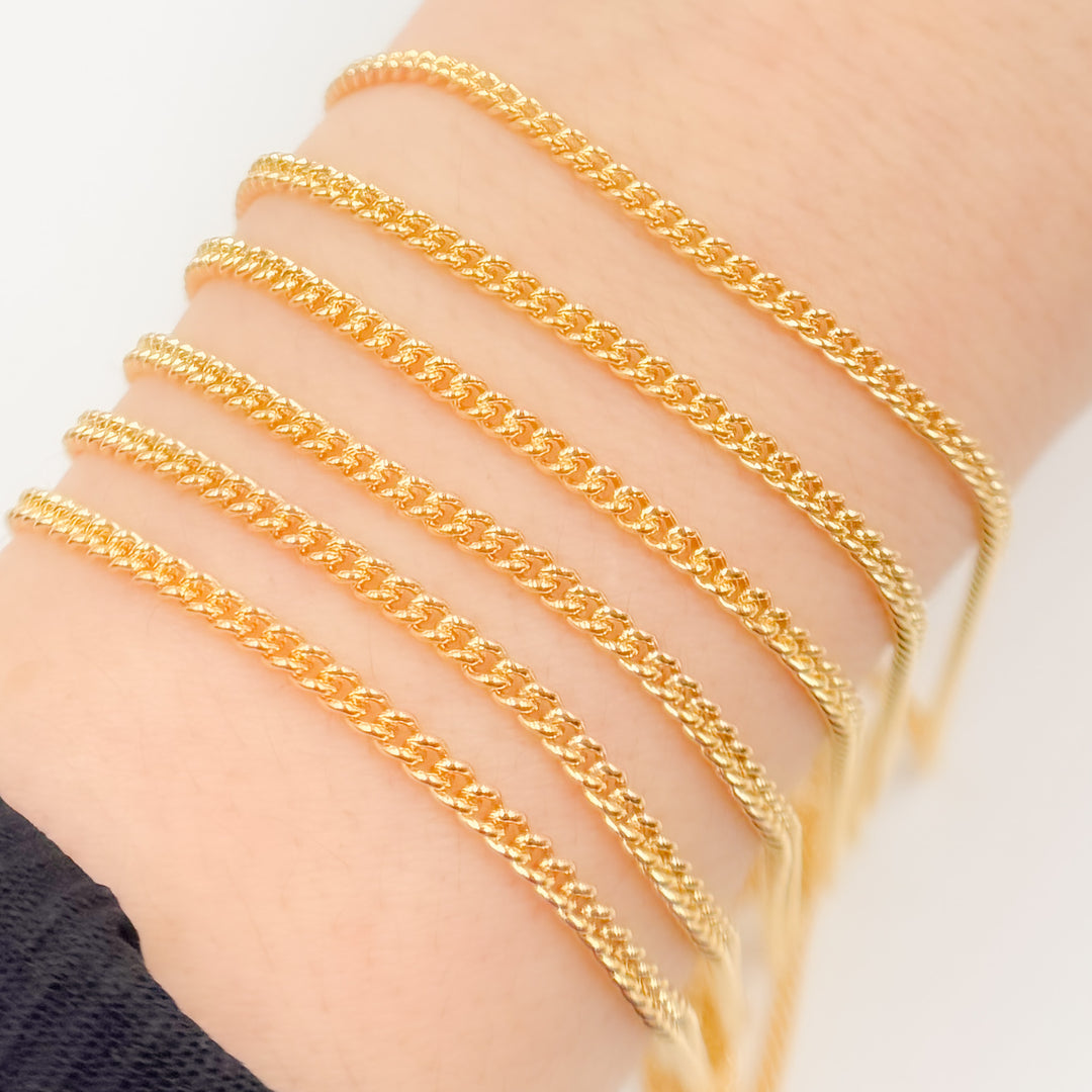 14k Gold Filled Curb Link Chain