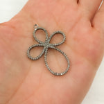Load image into Gallery viewer, DC315. Diamond Sterling Silver Cross Pendant