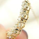 Load image into Gallery viewer, NFH70327. 14k Solid Gold Diamond Necklace