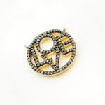 Load image into Gallery viewer, DC585. Diamond Silver Round Love Pendant
