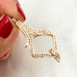 Load image into Gallery viewer, Buy Now Diamond Sterling Silver Fancy Trigger Clasp